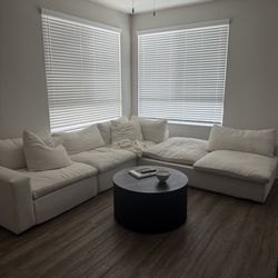 cloud, beige couches