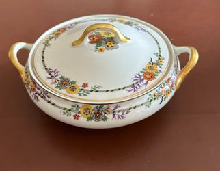 USED antique Serving bowl