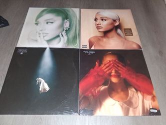 GETTING RID OF MY ARIANA GRANDE ,, ALL 4 RECORDS FOR  $85.00!!! IN PERFECT CONDITION!!!