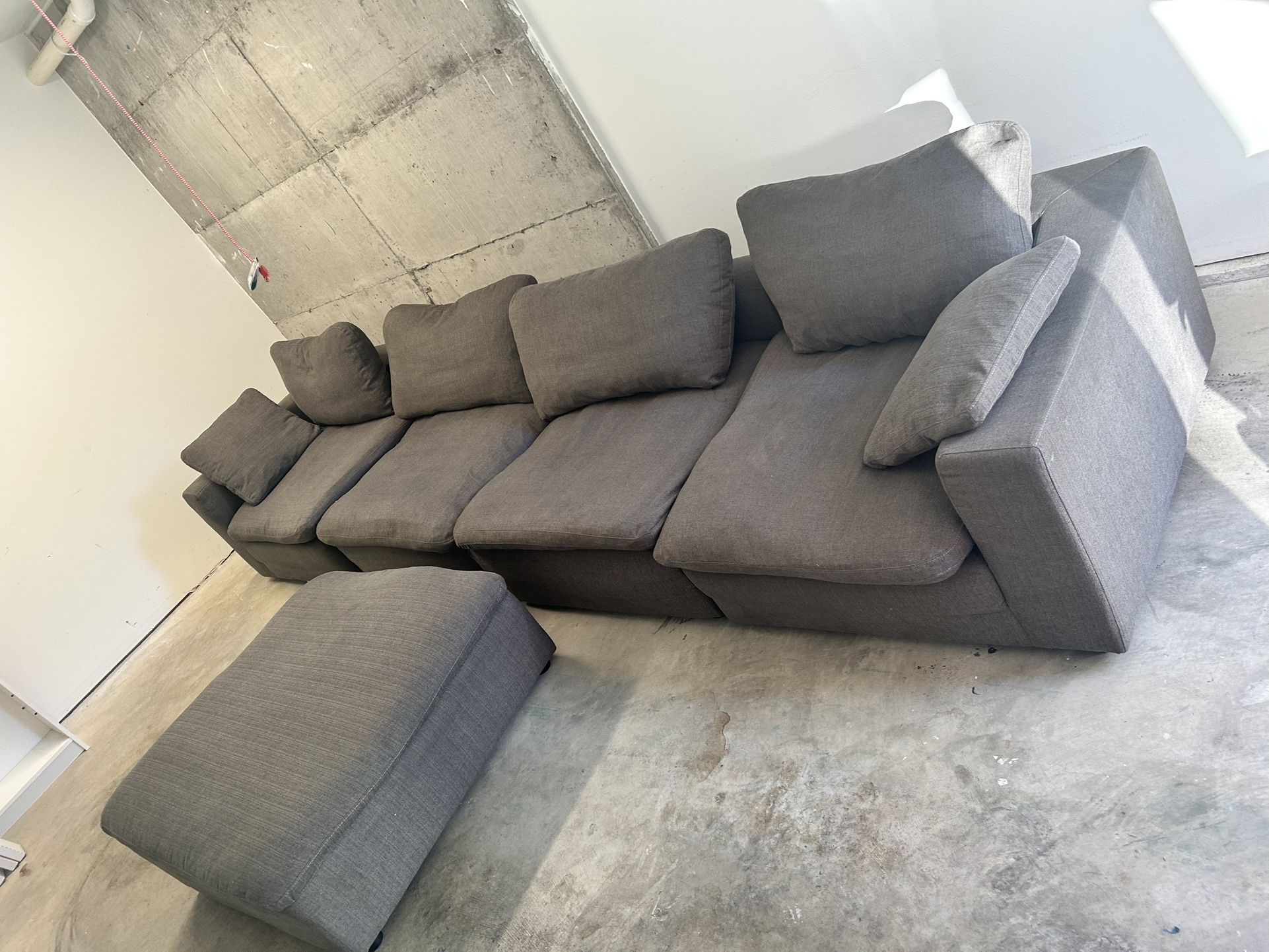 Grey Cloud Couch