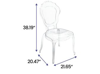 2 Clear acrylic Chairs