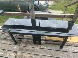 Glass tv stand