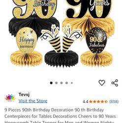 90th Birthday Decorations