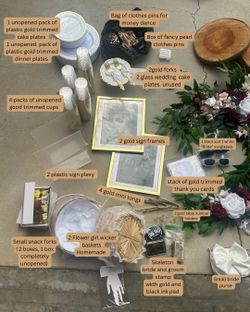 Wedding accessories and miscellaneous decor