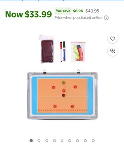 Coaching Board Coaches Board Plays Erasable Marker Sports Clipboard Volleyball