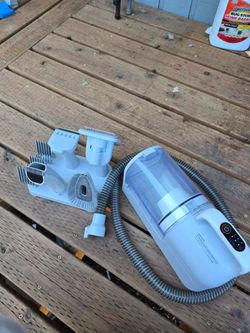 Dog grooming vacuum