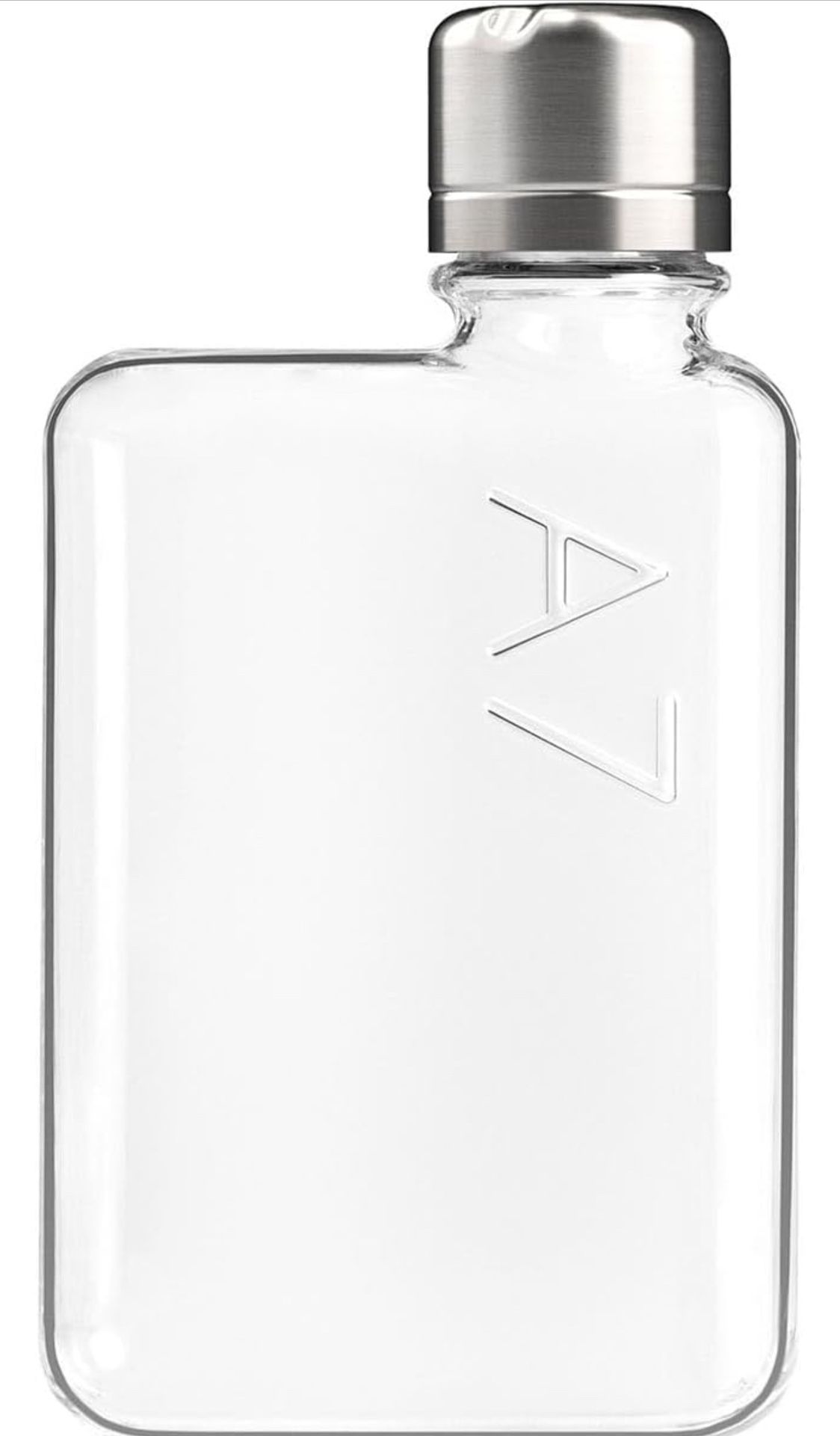A7 memobottle - The Flat Water Bottle Designed to fit in Your Bag | BPA Free | 6oz (180ml)