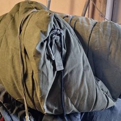 Military Green Thick Sleeping Bag