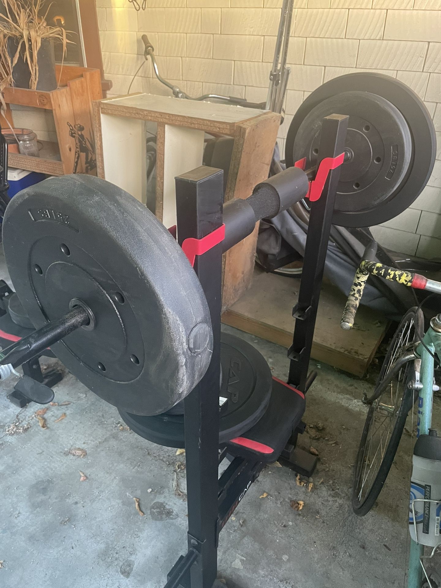Workout Bench With Weights And Bands