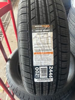 205-55-16 all 4 new all season installed 500$.