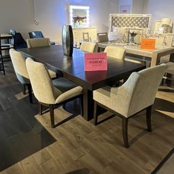 7PC Dining Table Set Only $39 Down