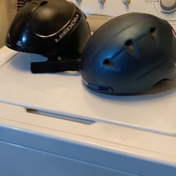 Black And Blue Helmets 
