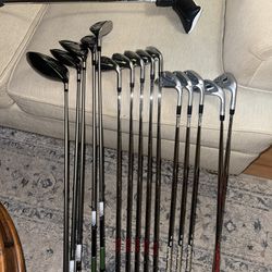 TAYLORMADE RBZ 13-Piece set,Cobra RADSpeed Iron Set Golf Clubs