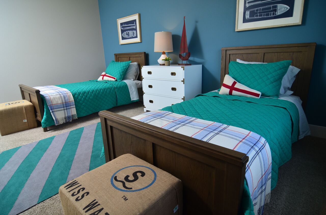 Crate & Barrel Twin Bed