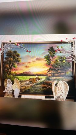 Vintage Oil Painting (Filipino Farmer)
