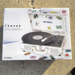Victorola Record Player The Canvas