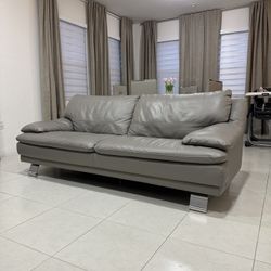 Leather Couch 