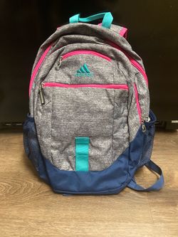Adidas Backpack Gray Pink Teal