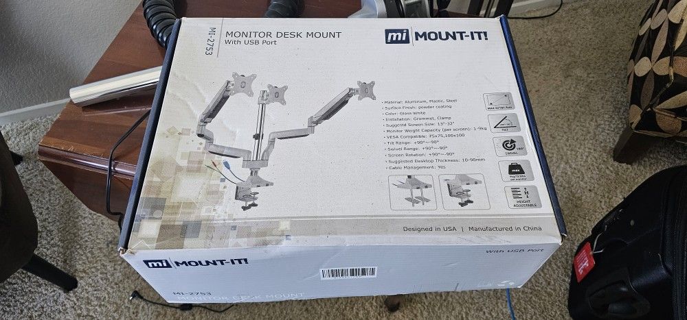 Tri Monitor Arms
