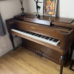 Piano Wood Instrument In Excellent Condition. FREE