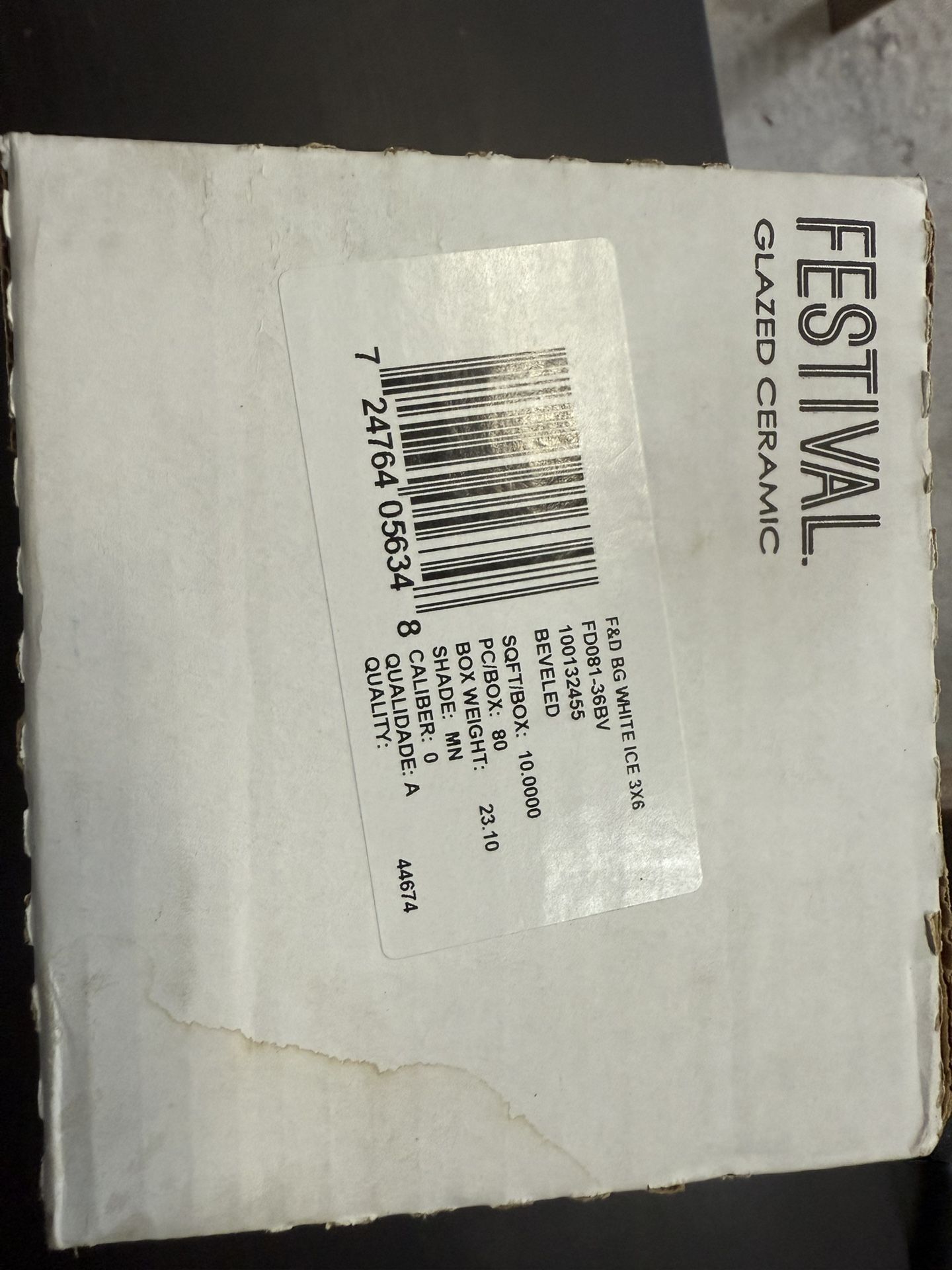 Beveled White Subway Tiles High Quality Two And A Half Boxes