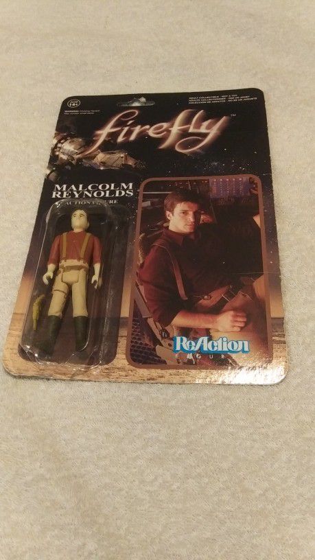 Funko ReAction 2014 Firefly Malcolm Reynolds action figure NIP NIB new in package carded