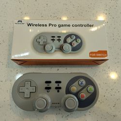 Brand New Super Nintendo Style Pro Controller For Nintendo Switch