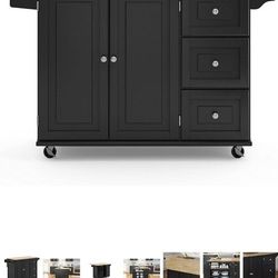 Kitchen Island Rolling Cart