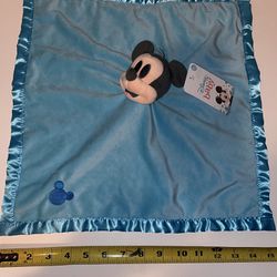 New Disney Baby Mickey Lovey Velvety Super Soft Security Blanket