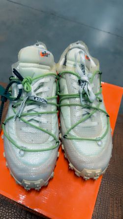 Nike Off-White x Waffle Racer Electric Green size 13.5, with original box