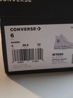 Converse size 6 for women New