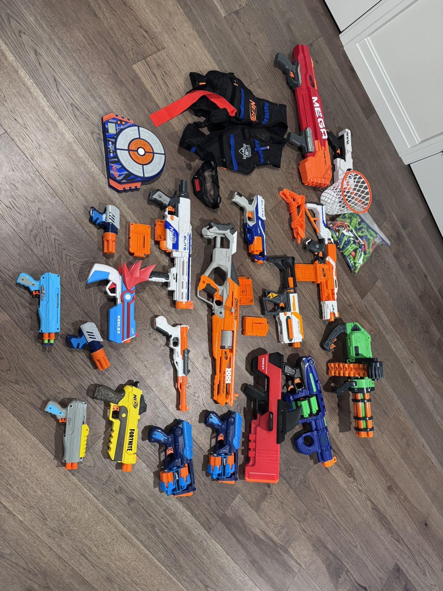 Nerf Guns galore