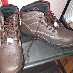 Size 12 Sketchers Mens Burgin-tarlac -toe Work Boots