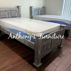 New Twin Bed With Mattress 