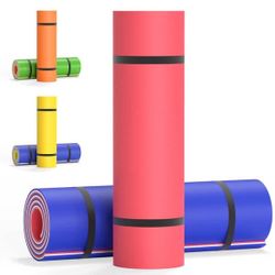 New sealed in the box 9' X 6' Floating Water Mat 3-Layer Swimming Pool Floats Adult Foam - Red&Blue (B801)(B801) (B801)(B801)