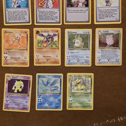Vintage Pokémon Cards From The 90's