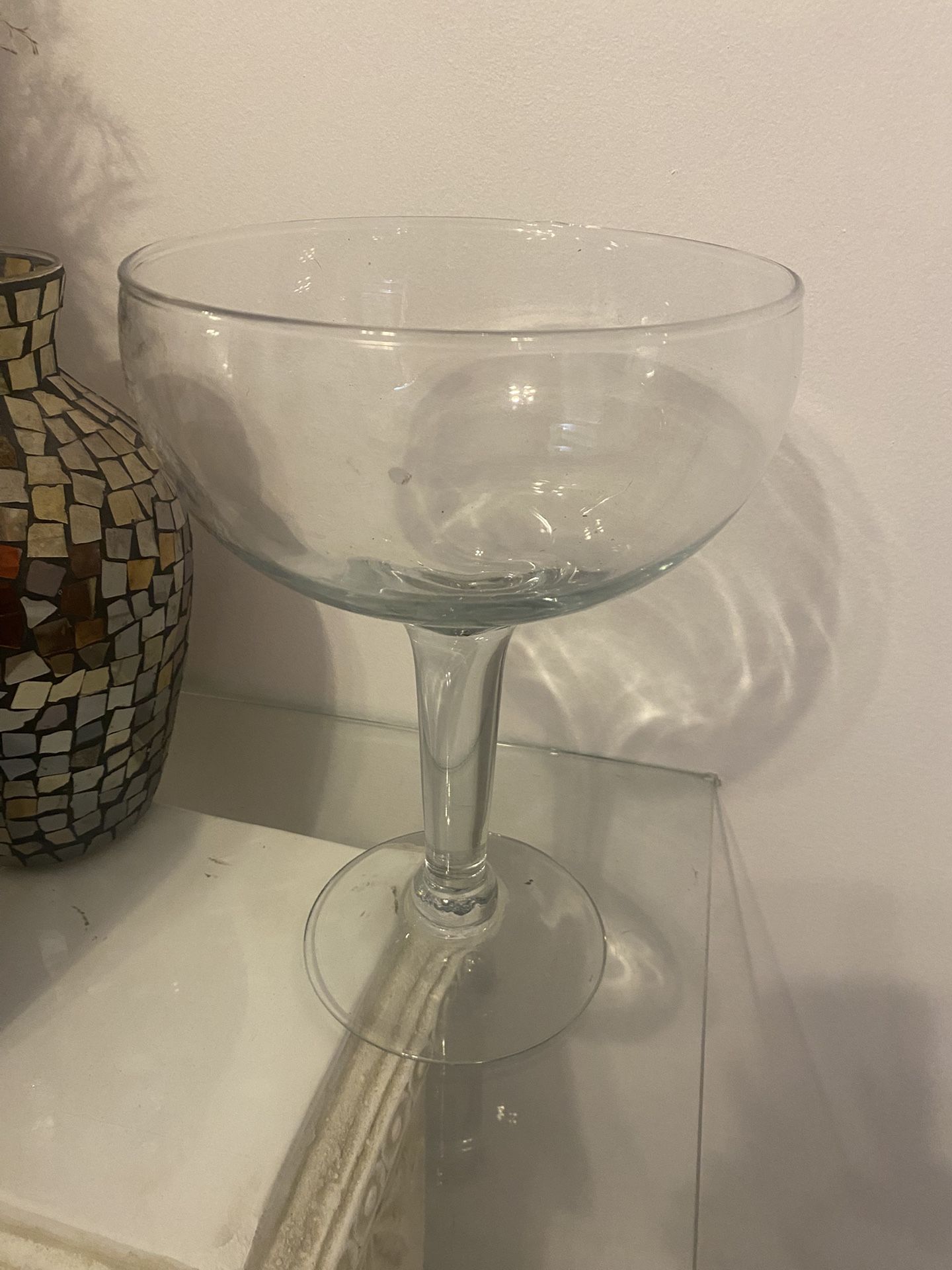 Wine Glass Vase Candle Holder