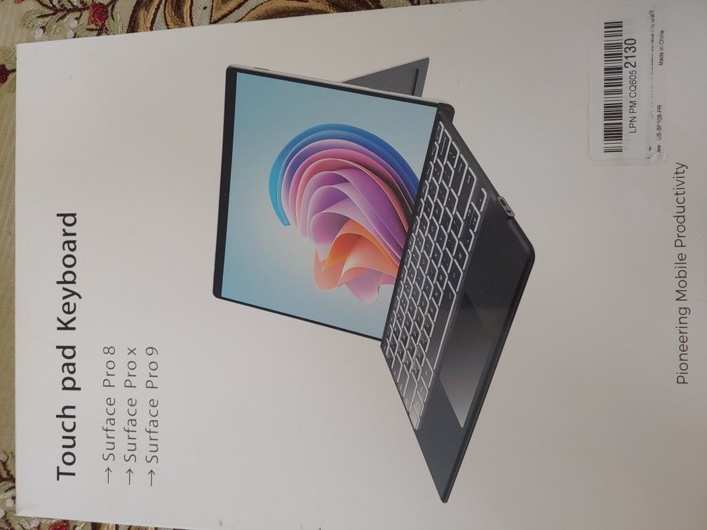 Microsoft pro keyboard touch pad for 8 / x / 9