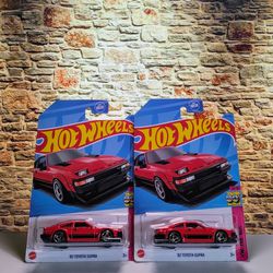 2023 Hot Wheels 82 Toyota Supra RED 167/250 The 80’s $6 Each