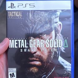 Metal gear Solid 3 Delta Snake Eater PS5