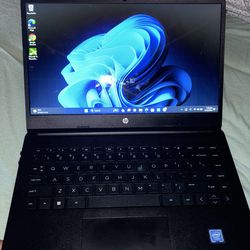 HP 14" HD Touch Intel Celeron 4GB Memory 64GB Flash Storage Windows 10 Laptop Computer - Jet Black