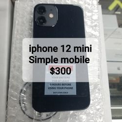 iPhone 12 Mini Simple mobile 