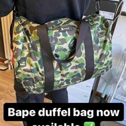 Bape Camo Duffle Bag
