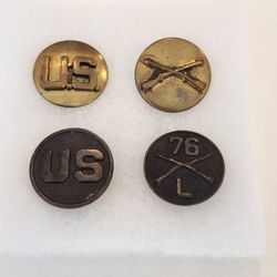 US Military Insignia Pins, WW I, WW II, World War I, World War II