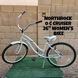 NORTHROCK 26" WOMEN'S CRUISER BIKE 