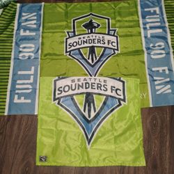 Seattle Sounders Flag And Seattle Sounders Banner... Yes They're Available