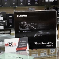 Canon Powershot G7x Mk iii