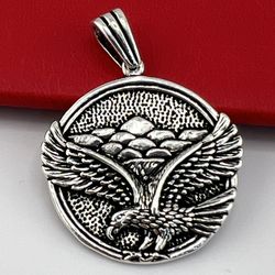 925 Sterling Silver Eagle Pendent Condition New