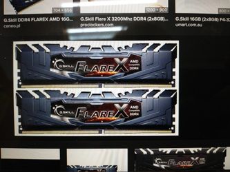 G.skill FlareX DDR4 3200 8 Gb Ram (2)