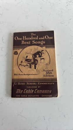 Vintage the 101 best songs book